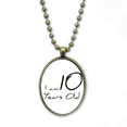 thumbnail image 1 of Tengo 10 años de edad edad joven Collar Colgante de cadena vintage Colección de joyas colgantes Unbranded M, 1 of 3