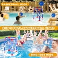 thumbnail image 5 of JoyStone Pool Basketball Toys, Floating Swimming Pool Basketball Hoop for Pool Games Poolside Water Basketball Hoop, 3 Balls and Pump, 5 of 8