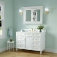 thumbnail image 2 of ANGELES HOME 40"x 30" Wall Mounted Medicine Cabinet with Double-Side Mirrors, Solid Wood Mirror Cabinet Storage with 4 Shelves and Soft-Close Door, Wood Medicine Cabinet with Mirror, 2 of 11