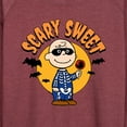 thumbnail image 3 of Peanuts - Scary Sweet - Women's Lightweight French Terry Long Sleeve Shirt, 3 of 6