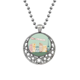 thumbnail image 1 of Paris dirigible Francia marca el dibujo de linea Collares Colgante Retro Moon Stars Jewelry Unbranded M, 1 of 3