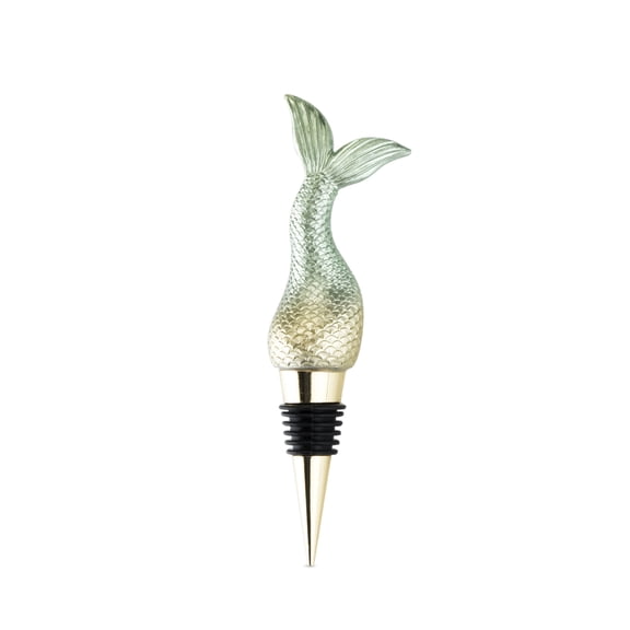 Blush Siren Wine Stopper, Mermaid Tail Wine Bottle Stopper, Home Bar Gifts