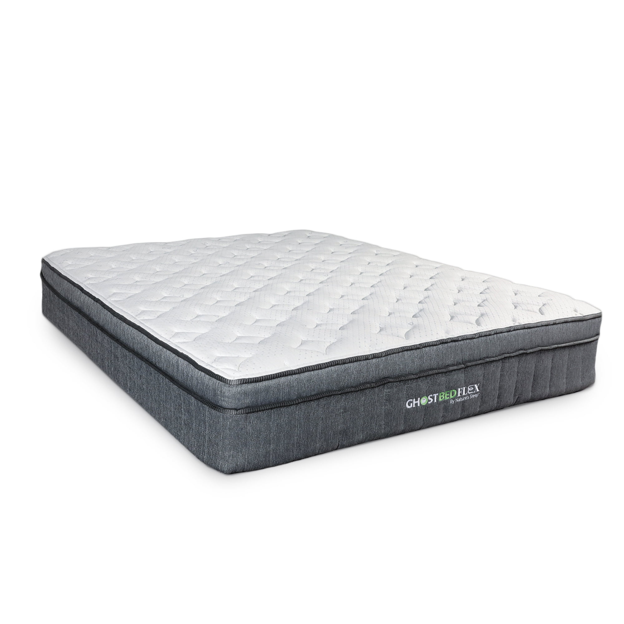 GhostBed Flex 13” Innerspring & Gel Memory Foam Hybrid Mattress - Twin