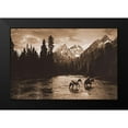 thumbnail image 2 of Dawson, Robert 18x13 Black Modern Framed Museum Art Print Titled - River Crossing I, 2 of 5