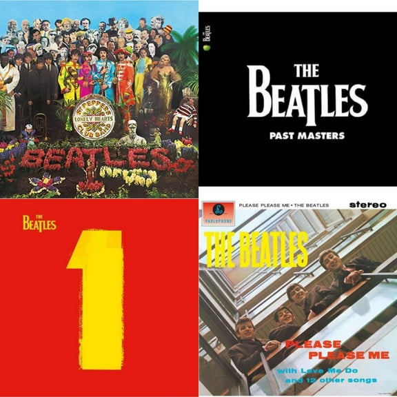 Sgt. Pepper's Lonely Hearts Club Band (2017 Stereo Mix/180G/Original Stencils) & Past Masters 1 & 2 & 1 (2015 Reissue) & Please Please Me [LP Vinyl Bundle]