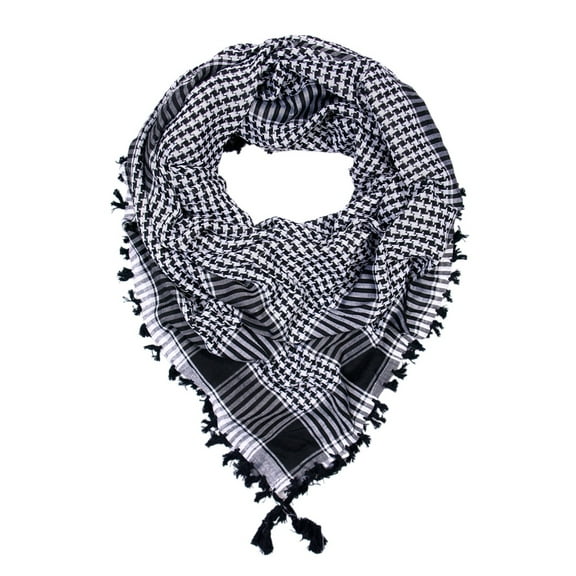 Premium Large Plaid Shemagh Square Scarf