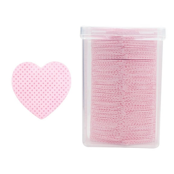 20Pcs Eyelash Extension Wipes Non woven Fabric Cotton Cleaning Wipes Lint-Free Wipes for Gel Polish Remover
