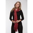 thumbnail image 3 of Bamboo Shawl Pure Colour Contemporary The Tsandza Collection Crimson, 3 of 3