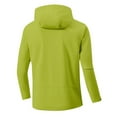 thumbnail image 4 of Lightweight Rain Jacket Women Waterproof Breathable Raincoat Packable Hooded Windbreaker Light Green 2XL, 4 of 4