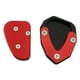 thumbnail image 3 of Kit de almohadillas ensanchadas para trípode de soporte lateral, accesorios para motocicletas, piezas de reparación de aluminio Rojo, 3 of 9