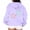 Purple, variant on Landzoo One Stylish Women's Hoodies And Sweatshirts Letter Print Drawstring Casual Hooded Sweatshirt With Pocket For Everyday Wear Cozy Breathable Women's Hoodie L