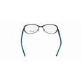 thumbnail image 5 of NEW LIGHTEC 7039L WOMENS/LADIES DESIGNER FULL-RIM BROWN / TEAL FRAME DEMO LENSES 50-15-135 SPRING HINGES EYEGLASSES/GLASSES, 5 of 9