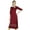 Maroon, variant on Bimba Women Ethnic Indian custom Tunic Chic Blouse Straight Kurta Kurti clothimg