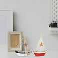 thumbnail image 4 of 4pcs Small Sailboat Model Decorations Nautical Boat Decors Nautical Party Decors, 4 of 5