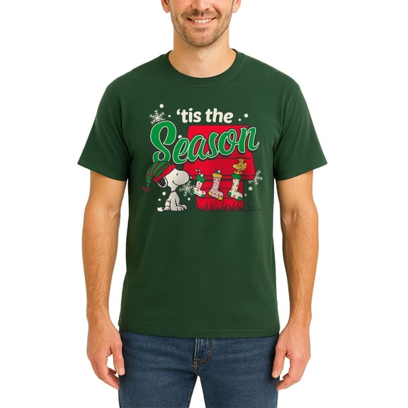 Peanuts - Snoopy 'Tis The Season - Men's Short Sleeve Graphic T-Shirt