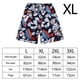 thumbnail image 3 of Pantalones cortos de playa para hombre, bañadores de verano a la moda para ir de compras al aire libre Negro Blanco XL, 3 of 9