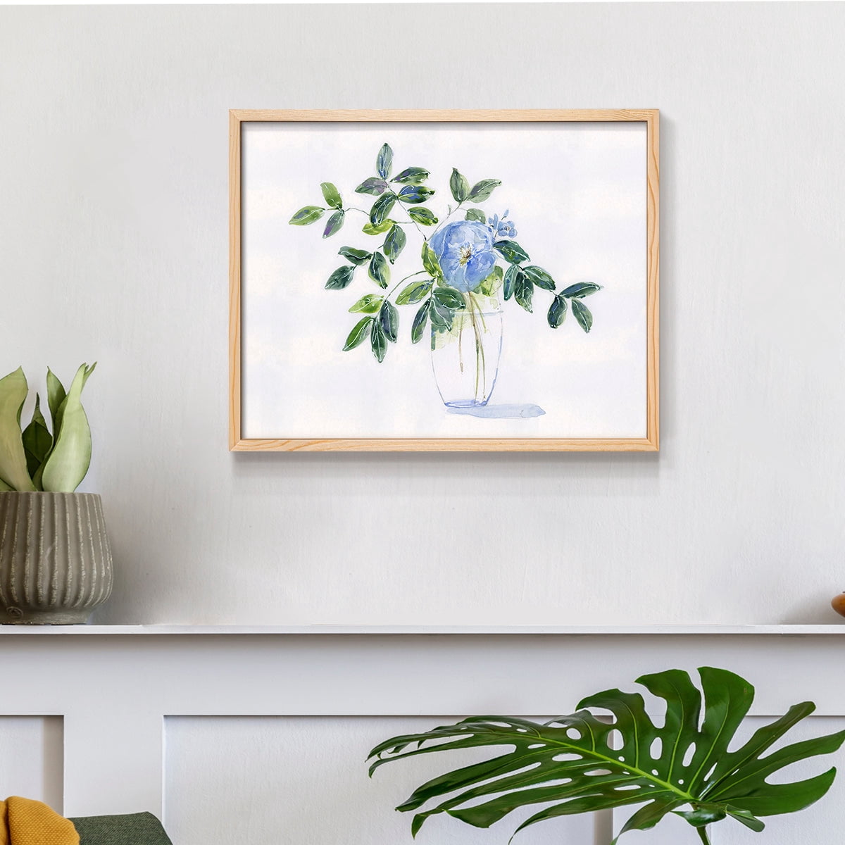 Rustic Simplicity I by Sally Swatland - Restickable Framed Giclée Print