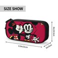 thumbnail image 4 of Estuche organizador de lápices con diseño de Mickey Mouse Doodle, bonito y divertido diseño de dibujos animados, ideal para la universidad y la oficina, con gran capacidad y colorido., 4 of 8