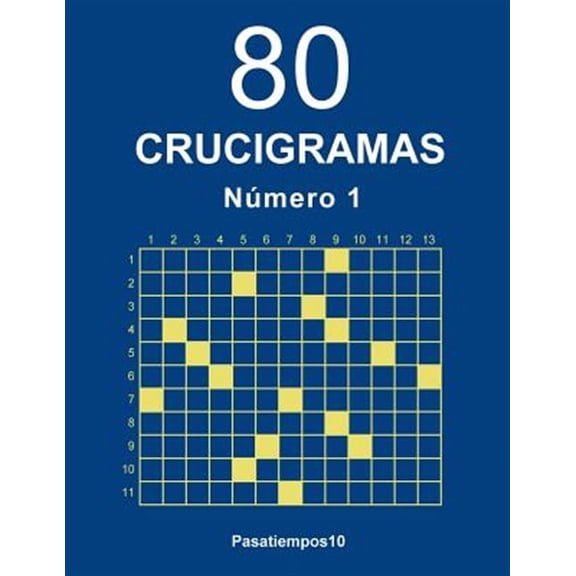 80 Crucigramas: 80 Crucigramas - N. 1 (Paperback)