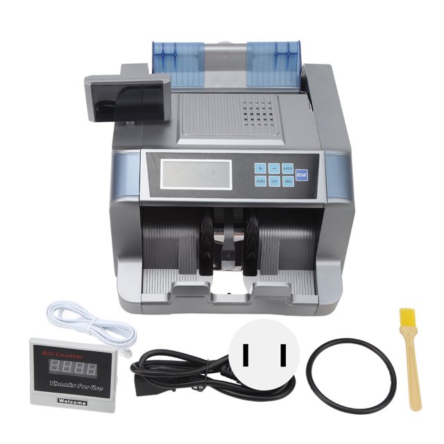 Money Counter Machine 728D UV 3MG Counterfeit Detection HD LCD Display Bill Counter US Plug AC110V