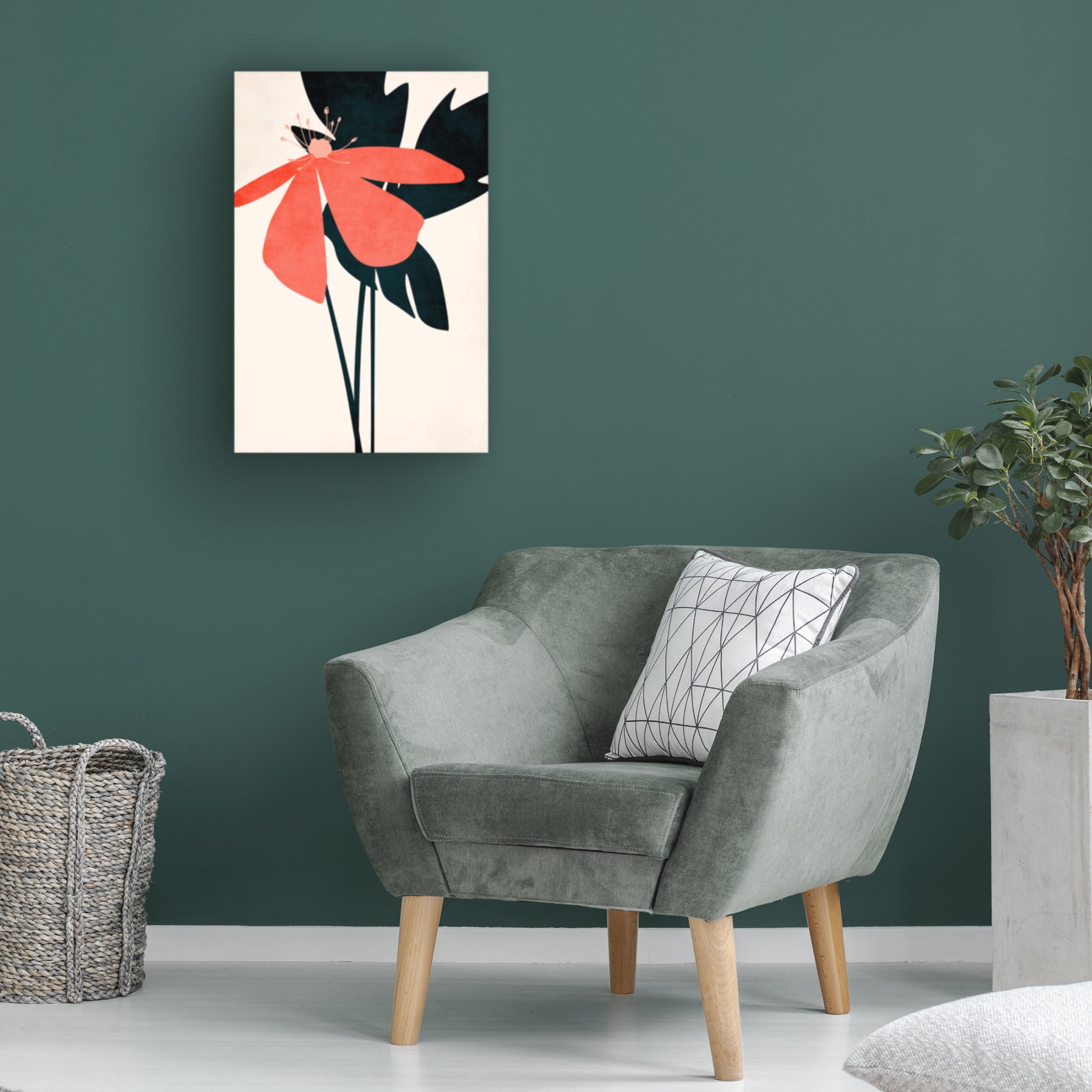 Trademark Fine Art Kubistika  Thinking of You Canvas Wall Art
