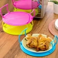 thumbnail image 1 of pstuiky Multifunctional Microwave Oven Steaming Tray Double Layer Heating Rack Expandable Storage & Cool Grip Handle, 1 of 4