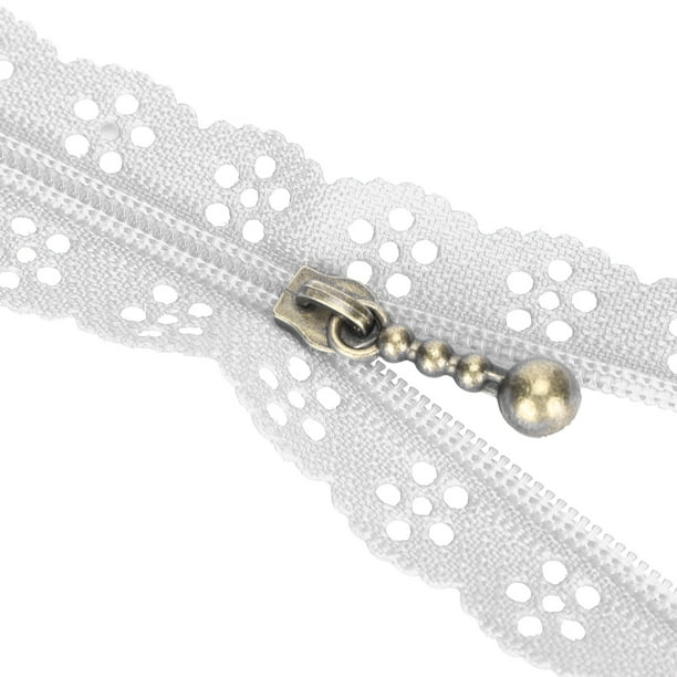 10 Cremalleras De Encaje Para Costura De Bricolaje