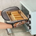 thumbnail image 6 of Pofeuu Autumn Fox Pumpkin Lazy Print Silicone Pot Mat Mitten With Hanging Loop Heat Resistant Oven Mitts Non-Slip Bbq Baking Smoking Potholders, 6 of 7