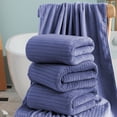 thumbnail image 6 of Quick Dry Cotton Bath Towel for Adults, Thick Absorbent Large Bathroom Towel with Hanging Loop, 6 of 7