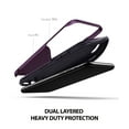 thumbnail image 5 of Ringke Wave Case Compatible with iPhone XS, Layered Hard 3D Designed Protection - Metallic Purple, 5 of 7