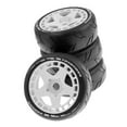 thumbnail image 2 of 4 llantas y áticos de buje 1/8 con bujes de 17 mm, áticos de repuesto para en funcionamiento Blanco Zulema neumáticos de coche rc, 2 of 7