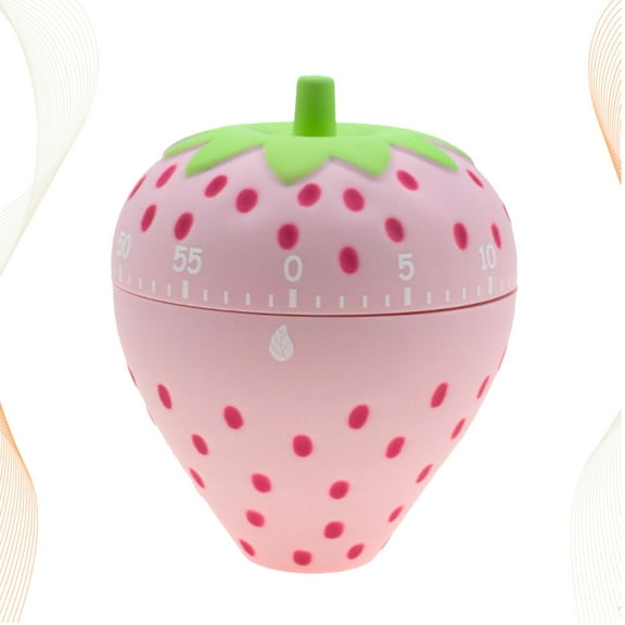 MERRYHAPY Cooking Alarm Timer Strawberry Shape Mechanical Timer Plastic 1Pack