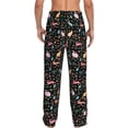 thumbnail image 3 of Xecao Cute Rabbit And Flower Men's Straight Lounge Pajama Pants: The Ultimate in Comfortable Sleepwear, 3 of 9