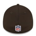 thumbnail image 4 of Men's New Era Brown Cleveland Browns 2023 NFL Training Camp 39THIRTY Flex Hat, 4 of 6