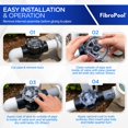 thumbnail image 4 of Válvula de retención para piscina FibroPool de 1,5 pulgadas CPVC 5 PSI con resorte, 4 of 7