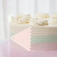 thumbnail image 4 of Wzzjkit Plastic Scraper Semicircular Sawtooth Scraper Cake Cream Scraper Knife Rice Flour Scraper Baking, 4 of 5