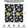 thumbnail image 2 of Natural Floral Window Drapes 42x84 Inch Rod Pocket Blackout Curtains 2 Panels for Bedroom and Elegant Style, 2 of 2