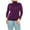 Eggplant, variant on Women's Plus Size Casual Fitted Long Sleeve Solid Turtleneck Sweater Tops