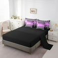 thumbnail image 5 of Feelyou Purple Damask Women Bedding Comforter Set 7pcs, Southwestern King Bedding Sets, 5 of 8