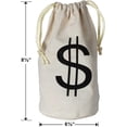 thumbnail image 2 of Beistle 57911 Bag with Dollar Sign, 8-1/2-Inch by 6-1/2-Inch, 2 of 7