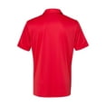 thumbnail image 3 of Adidas Mens 3-Stripes Chest Polo, XL, Collegiate Red/Black, 3 of 3