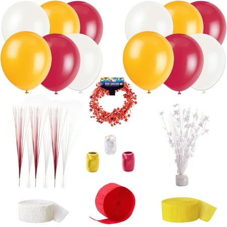Kansas City Chiefs Standard Decoration 26pc Decoration Pack Red