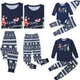 thumbnail image 1 of Famille Correspondant Pyjama de Noël Ensemble Coton Cerf Pyjamas de Nuit Papa Maman Enfants Bébé PJs, 1 of 5