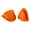 Orange, variant on Mini Oven Gloves, Oven Heat Pot Holder, Cute Kitchen Mittens, Silicone Heat Resistant Cooking Pinch Mitts Potholder for Kitchen Cooking & Baking, 1 Pair, 4.4x3.2"