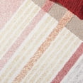 thumbnail image 5 of SAFAVIEH Sarasota Alton Geometric Indoor/Outdoor Area Rug, Pink/Brown, 6'7" x 6'7" Square, 5 of 6