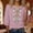 A3 Pink, variant on Linen Tops for Women Boho Shirts 3/4 Length Sleeve Womens Tops Cotton Linen Tops Soft Floral Top Dressy Casual Blouses Loose Fit Blouses Summer Spring Blouses Summer Tops for Women L