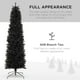 thumbnail image 5 of Árbol de Navidad Best Choice Products 6 pies negro con 608 puntas, 5 of 7