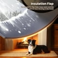 thumbnail image 4 of Dog Door 3-Flap Large Doggie Door Never Rust Plastic Doggy Door Pet Doors for Dogs Install in Interior or Exterior Doors, Insulation Flap, 2 Magnetic Flaps, Closing Panel, for Pet up to 100lb (Large), 4 of 9