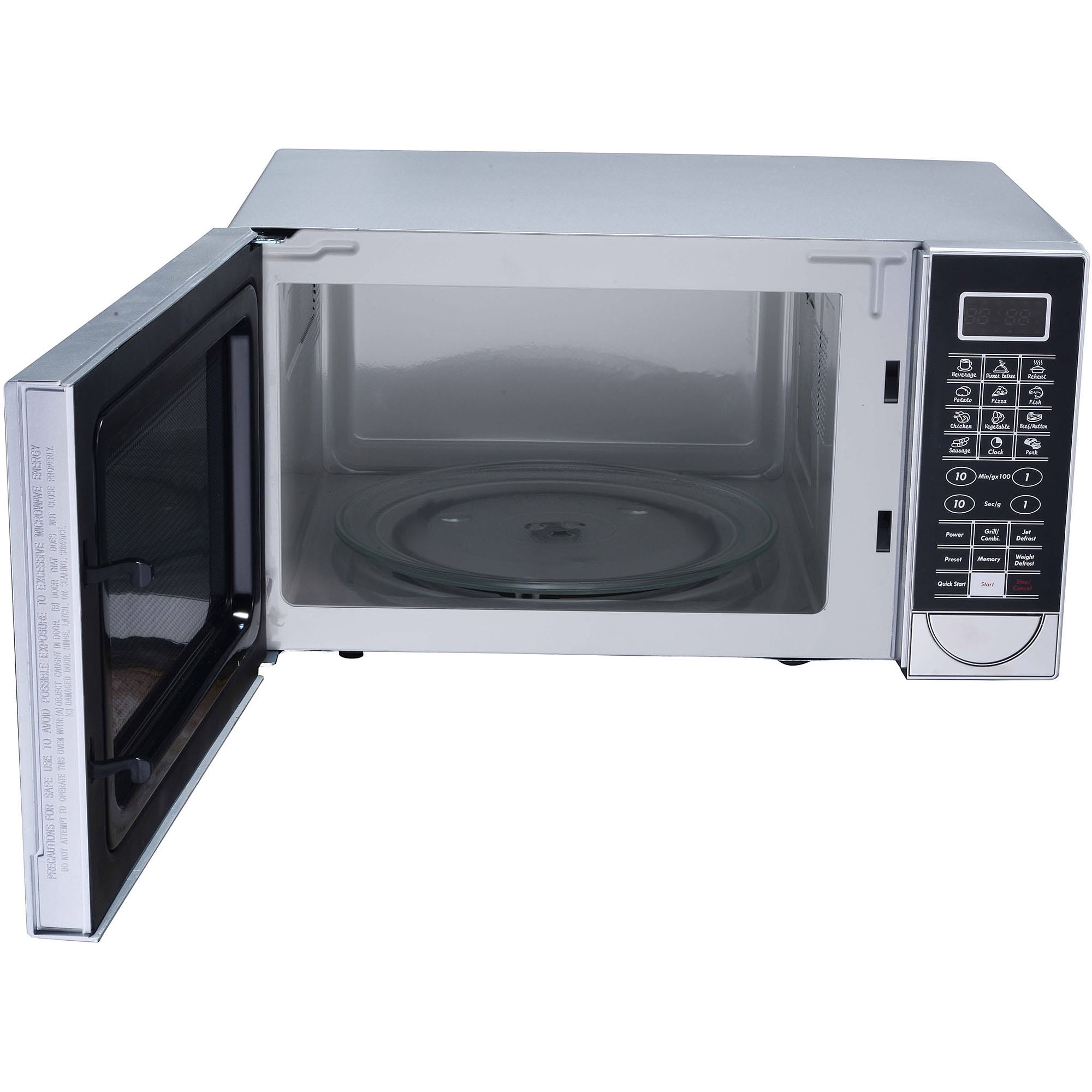 Rca 1 Cu Ft Design Microwave With Grill Feature Stainless Steel The Rca 1 Cu Ft Microwave