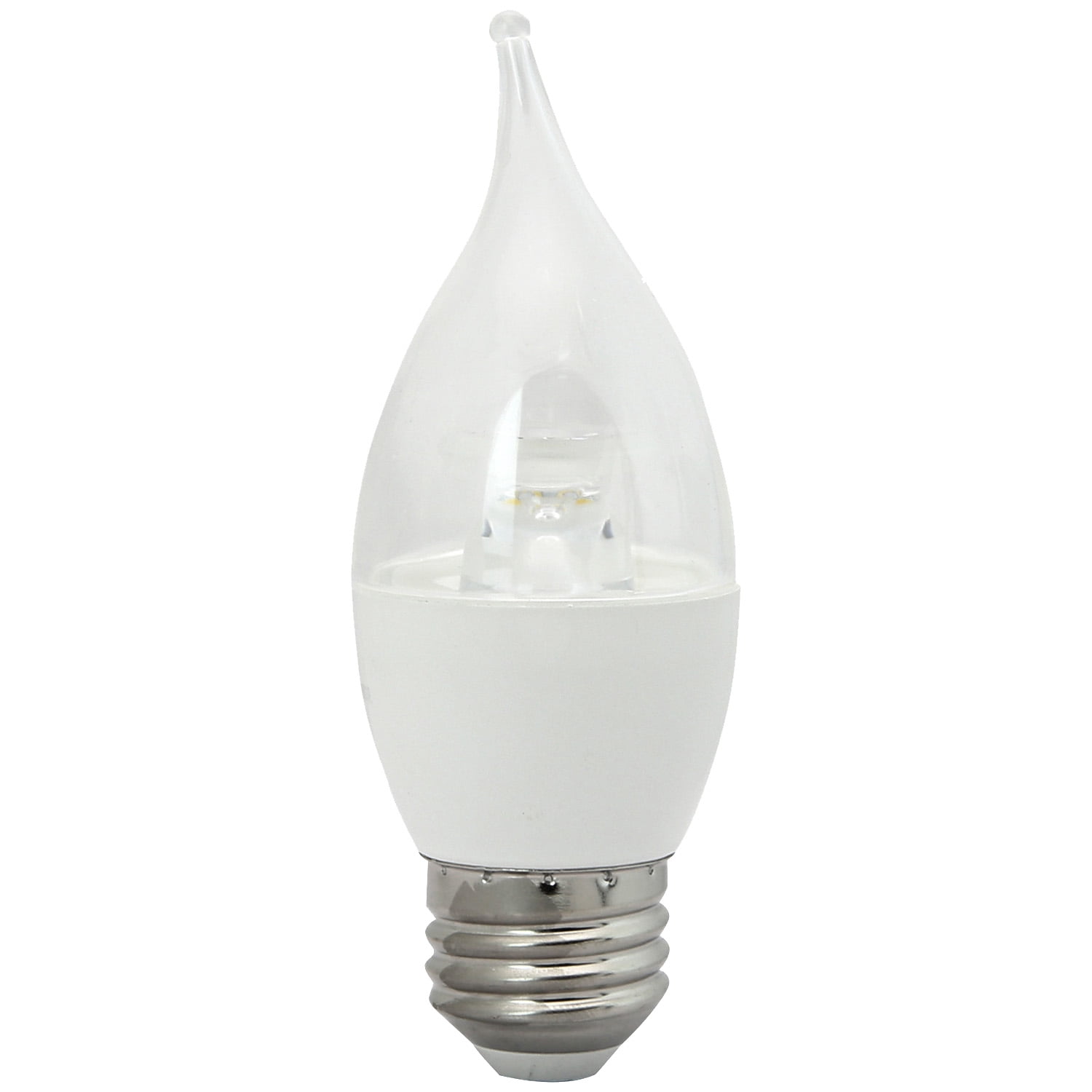 Sunlite LED CA12 Clear Chandelier Light Bulb, 7 Watts (60W Equivalent), 500 Lumens, Dimmable, Medium E26 Base, Title-20 Compliant, 90 CRI, ETL Listed, 2700K Soft White, 6 Pack